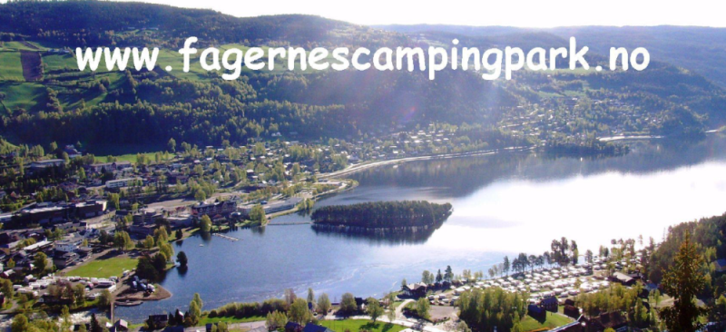 Fagernes Camping Park Luchtfoto 2015