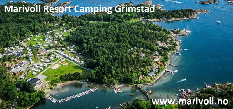 Marivoll Resort Grimstad Luchtfoto